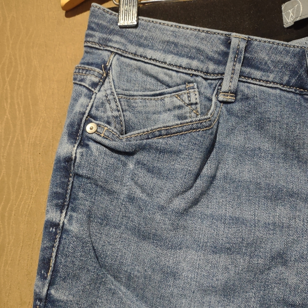 FREE SHIPPING! Wit & Wisdom Womens Ab-Solution Ankle Skimmer Petite Skinny Jeans - Picture 4 of 7